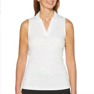 NWT PGA Tour white sleeveless shirt